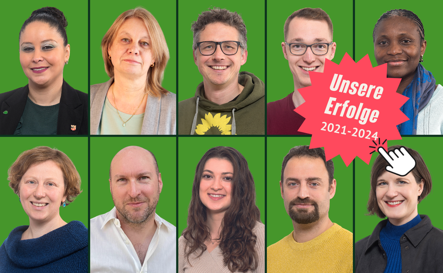 Mitglieder der Grünen Fraktion Neukölln