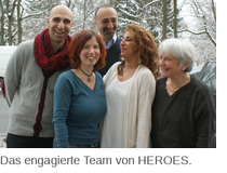 Das engagierte Team von HEROES.