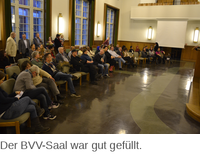 Der BVV-Saal war gut gefüllt.